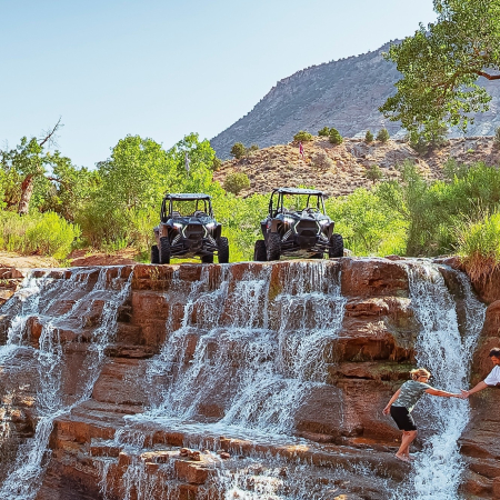 Utv Waterfall Tour In Southern Utah